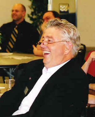 Bill Johnson, laughing